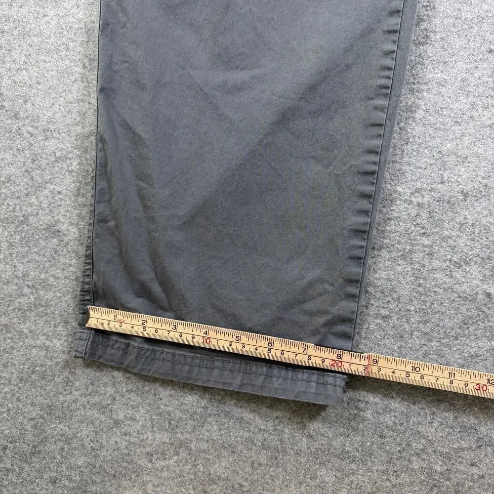 Columbia Pants Mens 40x30 Gray Regular Fit Five Pocket Cotton Stretch Casual